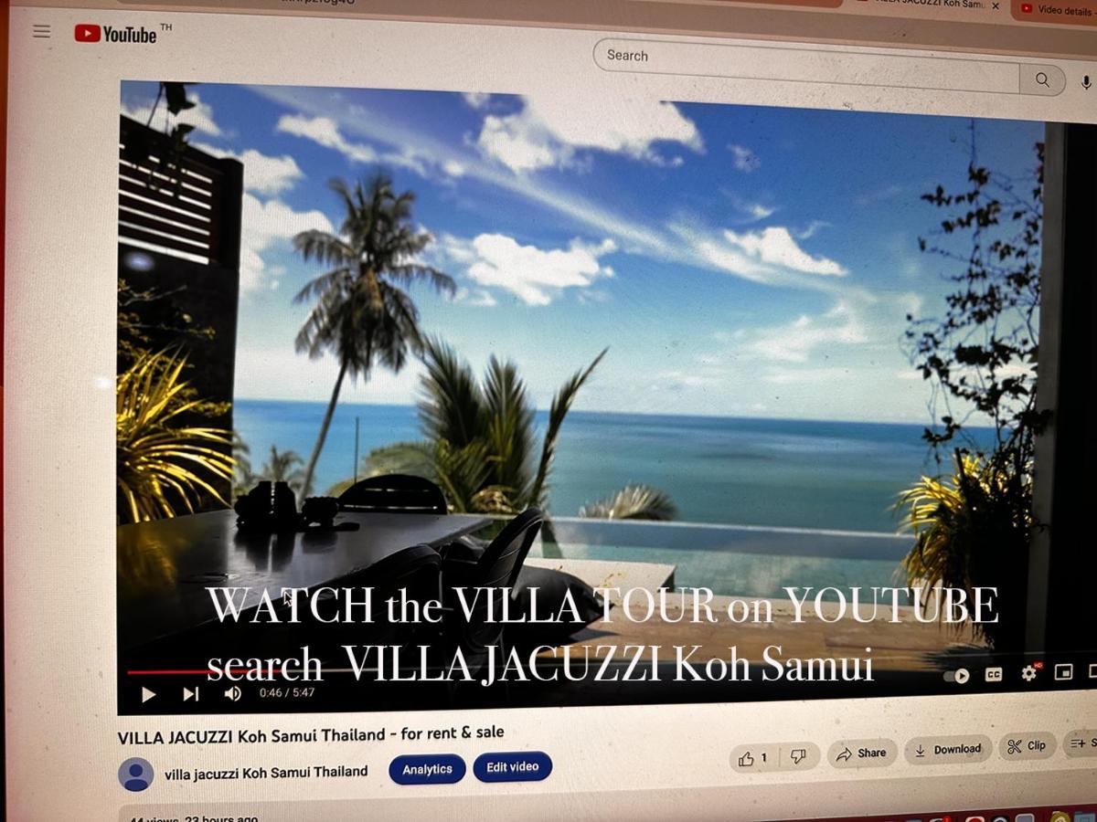 Villa Jacuzzi Seaview Villa Chaweng  Bagian luar foto